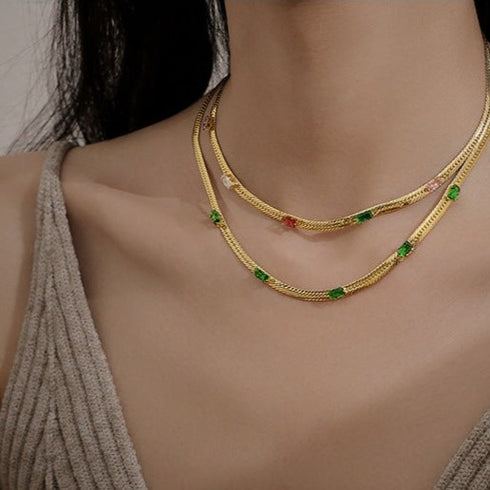 Snake Necklace 18K Gold Vermeil - Zafari Studio Jewelry